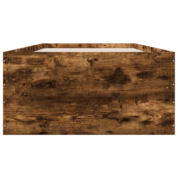 vidaXL Bettgestell R&auml;uchereiche 90x190 cm Holzwerkstoff