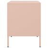 vidaXL Nachttische 2 Stk. Rosa 36x39x50,5 cm Stahl