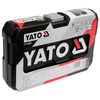 YATO 56-tlg. Werkzeugset Metall schwarz YT-14501