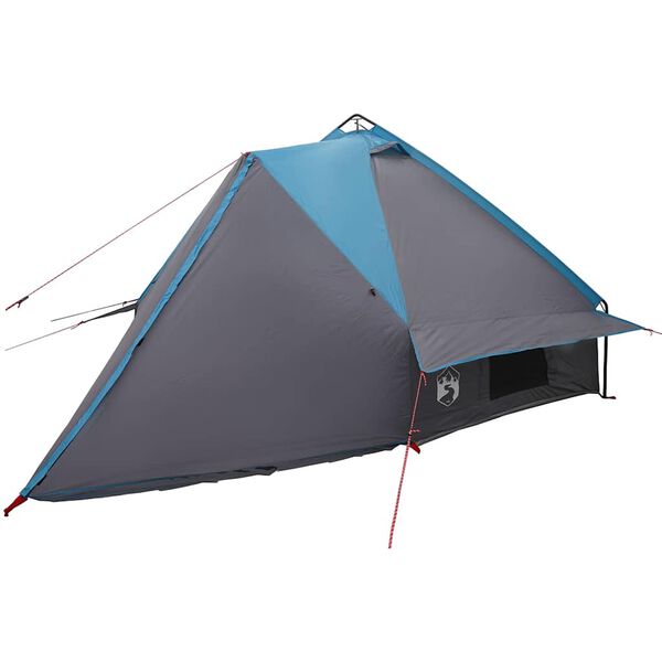 vidaXL Teepee Zelt mit Dach Blau und Grau 490 x 410 x 210 cm