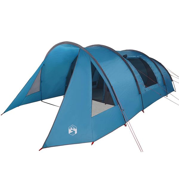 vidaXL Tunnelzelt mit Dach Blau und Grau 778 x 356 x 210 cm