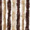 vidaXL Insektenschutz-Vorhang Beige und Hellbraun 118x220 cm Chenille