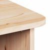 vidaXL Couchtisch 2 pcs Natur Massivholz Kiefer