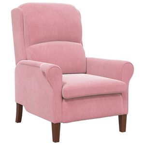 vidaXL Sessel Rosa Samt