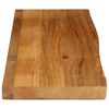 vidaXL Tischplatte mit Baumkante 100x20x2,5 cm Massivholz Mango