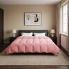vidaXL Sommerdecke Gepolstert Rosa 220 x 240 cm Mikrofaser