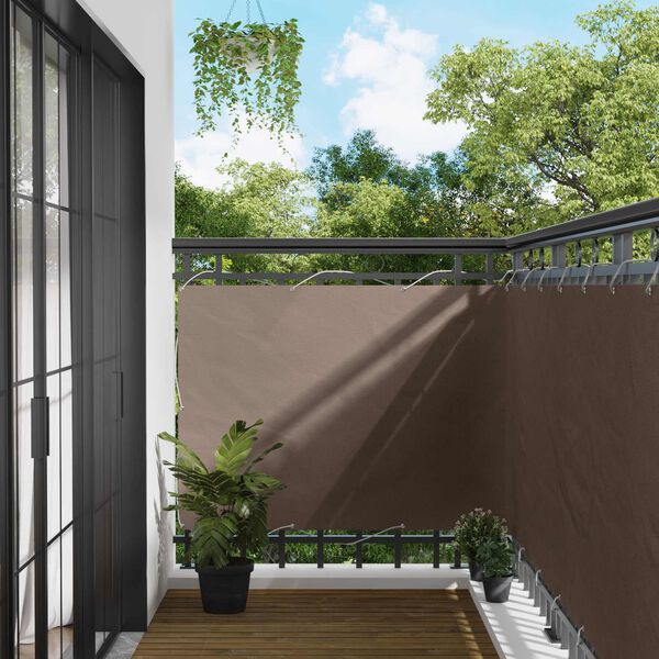 vidaXL Balkonsichtschutz Taupe 110 x 300 cm Oxford-Stoff
