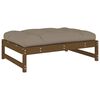 vidaXL Gartenhocker Honigbraun 120x80 cm Massivholz Kiefer