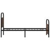 vidaXL Bettgestell ohne Matratze 80x200 cm Braun Eichen-Optik