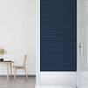 vidaXL Wandpaneele 12 Stk. Blau 90x15 cm Samt 1,62 m&sup2;