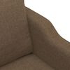 vidaXL 2-Sitzer-Sofa Braun 120 cm Stoff