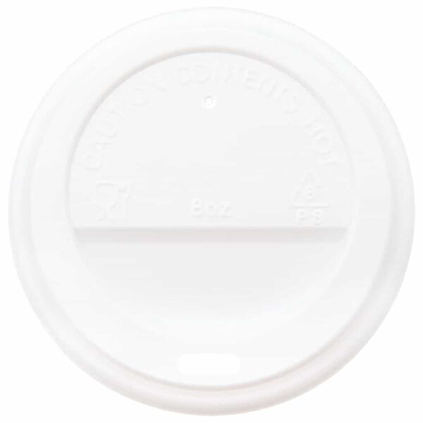 vidaXL Pappbecher mit Deckeln 1000 Stk. 8oz 240ml