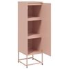 vidaXL Highboard Rosa 36x39x123 cm Stahl