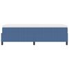 vidaXL Boxspringbett Blau und Wei&szlig; 90 x 200 cm Cordstoff
