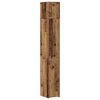 vidaXL Lagerschrank mit Regalen Altholz 30 x 42,5 x 225 cm