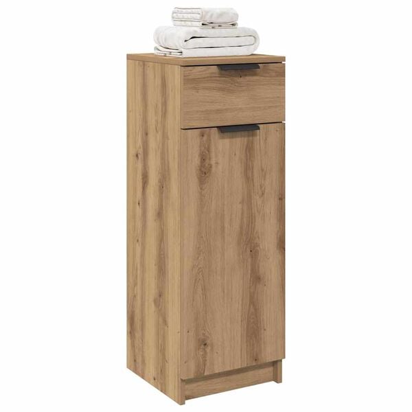 vidaXL Badezimmerschrank Artisan-Eiche 32 x 34 x 90 cm Holzwerkstoff