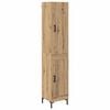 vidaXL Highboard Artisan-Eiche 34,5 x 34 x 180 cm Holzwerkstoff