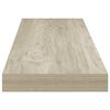 vidaXL Schweberegale 2 Stk. Eichen-Optik 90x23,5x3,8 cm MDF