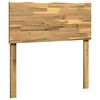 vidaXL Kopfteil mit Live Edge ROSTOCK Wei&szlig; 100 cm Massivholz Akazie