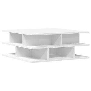 vidaXL Couchtisch Wei&szlig; 70x70x29 cm Holzwerkstoff