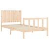 vidaXL Massivholzbett ohne Matratze 100x200 cm Kiefernholz