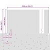vidaXL Zaun mit Pfosten Silber 1.6 x 25 m Stahl