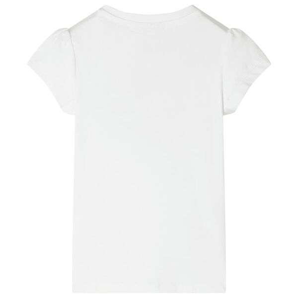 Kinder-T-Shirt Ecru 116
