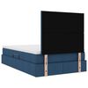 vidaXL Aufbewahrungsbett mit Matratze Blau 120 x 200 cm Polyester