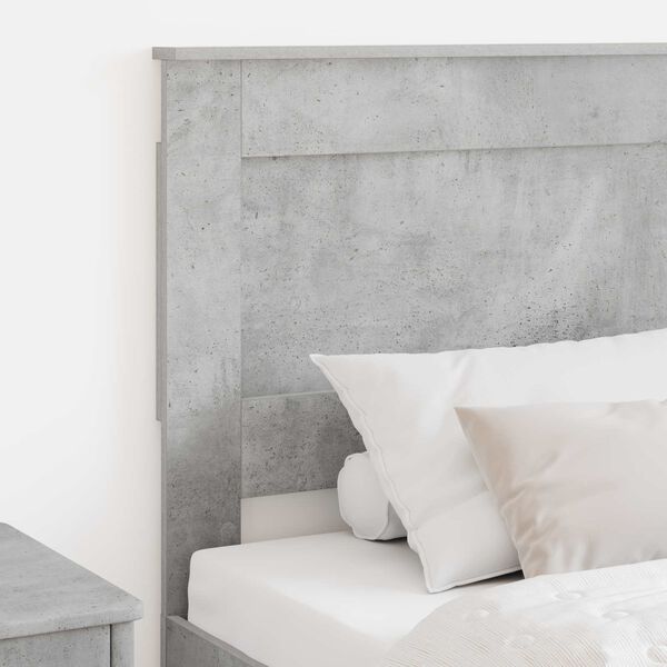 vidaXL Kopfteil mit Kopfteil Beton Grau 75 cm Holzwerkstoff