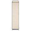 vidaXL Schuhschrank mit Abdeckung Cremewei&szlig; 115 x 28 x 110 cm Stoff