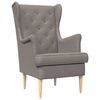vidaXL Sessel Taupe Stoff