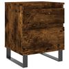 vidaXL Nachttische 2 Stk. R&auml;uchereiche 40x35x50 cm Holzwerkstoff