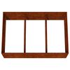 vidaXL Hochbeet 120x80x40 cm Cortenstahl