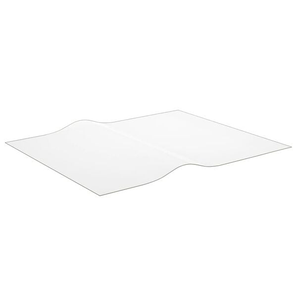vidaXL Tischfolie Transparent 100x90 cm 1,6 mm PVC