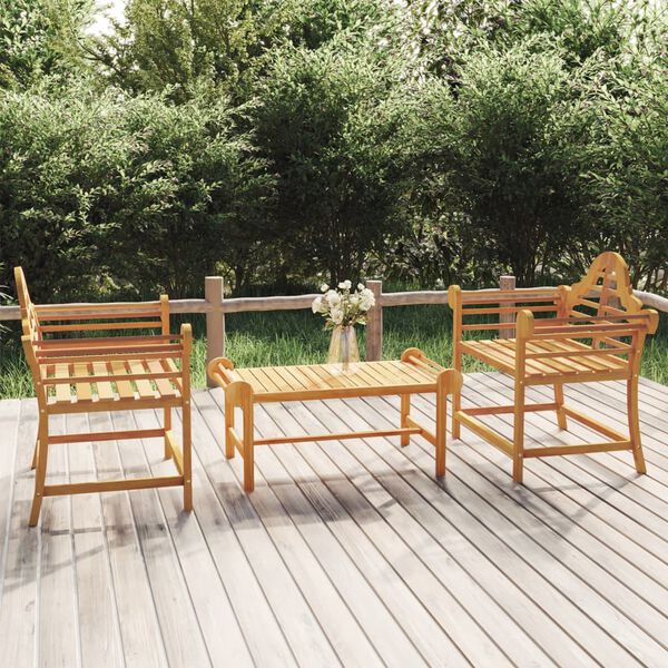 vidaXL Gartenst&uuml;hle 2 Stk. 91x62x94 cm Massivholz Teak