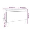 vidaXL Beistelltische 2 Stk. Schwarz 50x46x35 cm Holzwerkstoff
