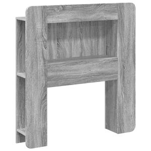 vidaXL Kopfteil-Schrank mit Speicher Graues Sonoma Holzwerkstoff