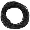 vidaXL Leder Schnur Schwarz &Oslash;1 mm x 50 m Leder