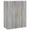 vidaXL Wandschr&auml;nke 2 Stk. Grau Sonoma 69,5x34x90 cm