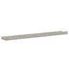 vidaXL Wandregale 2 Stk. Betongrau 80x9x3 cm