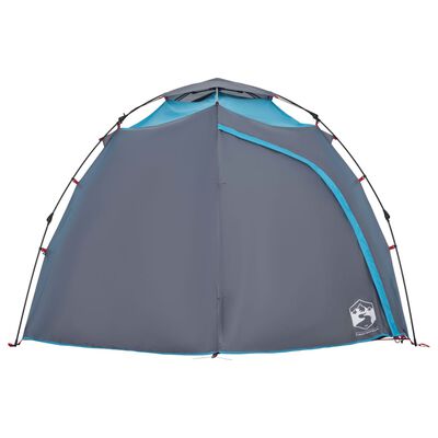 vidaXL Kuppel-Campingzelt 4 Personen Blau Quick Release