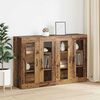 vidaXL Wandmontierte Schr&auml;nke 2 pcs Altholz 69,5 x 34 x 90 cm