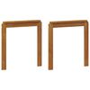 vidaXL Armlehnen 2 pcs Braun 59 x 6 x 61 cm Holzwerkstoff
