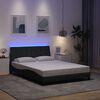 vidaXL Bettgestell ohne Matratze "Hanko" Dunkelgrau 140x200 cm Stoff