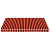 vidaXL Markisenbespannung Canvas Orange & Braun 4x3 m