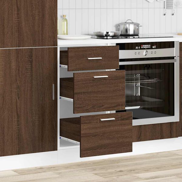 vidaXL Unterschrank Lyon Braun Eichen-Optik 40x46x81,5 cm Holzwerkstoff