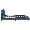 vidaXL Bettgestell ohne Matratze Blau 120x200 cm Stoff