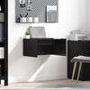 vidaXL Wandtisch Schwarz Eichen-Optik 60 x 45 x 30 cm Holzwerkstoff