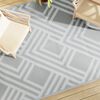 vidaXL Outdoor-Teppich ARAKIL Grau 190x290 cm PP