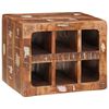 vidaXL Weinregal Braun 44 x 30 x 35 cm Massives recyceltes Holz